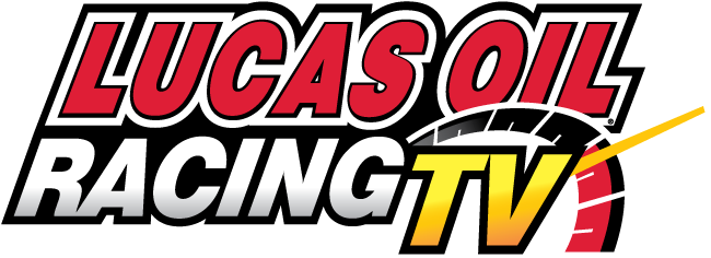 On Dark Backgrounds - Lucas Oil Racing Tv Logo (650x236), Png Download