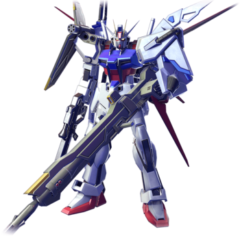 Gvs Perfectstrike Portrait - Perfect Strike Gundam Png (350x345), Png Download