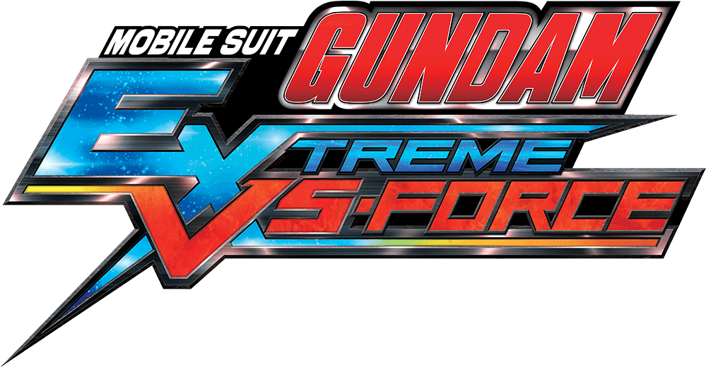 Mobile Suit Gundam - Mobile Suit Gundam Extreme Vs Force Logo (1000x540), Png Download