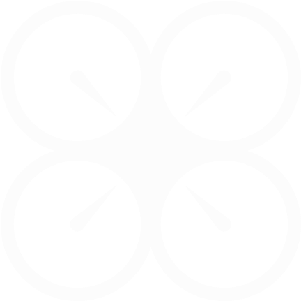 Drone White Icon Png (500x500), Png Download