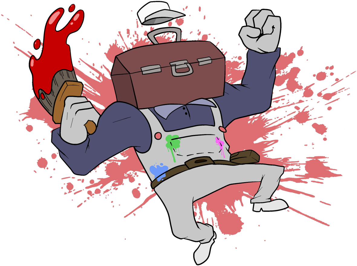 I Recently Rediscovered My Love For The Painter Boss - Painter Castle Crashers (1200x1036), Png Download