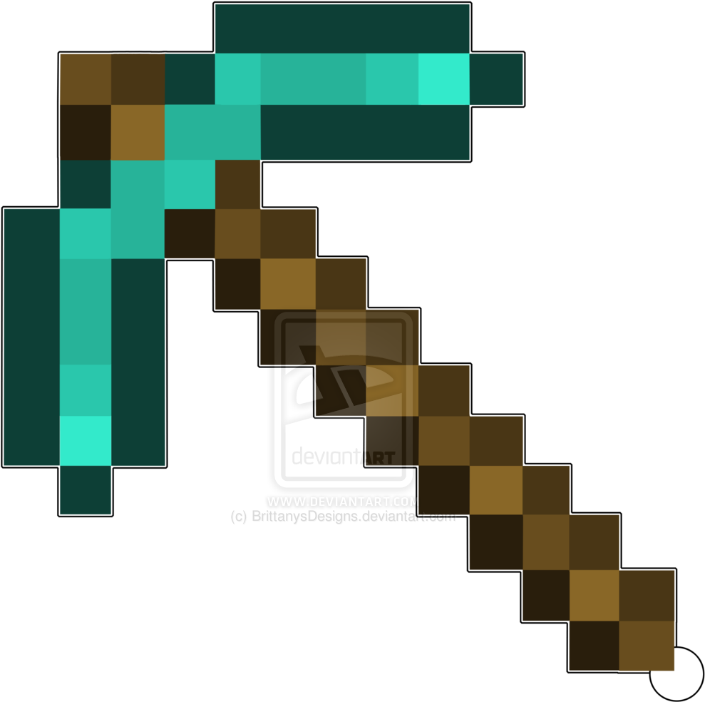 What Minecraft Monster Are You - Minecraft Diamond Pickaxe (1024x1448), Png Download