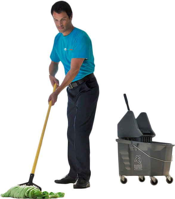 Janitor - Cleaning Service (614x684), Png Download