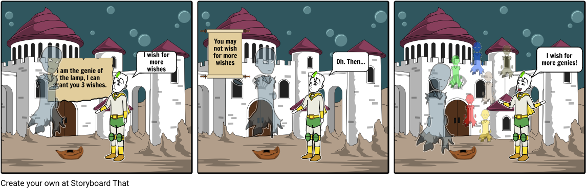 Genie - War (1164x385), Png Download