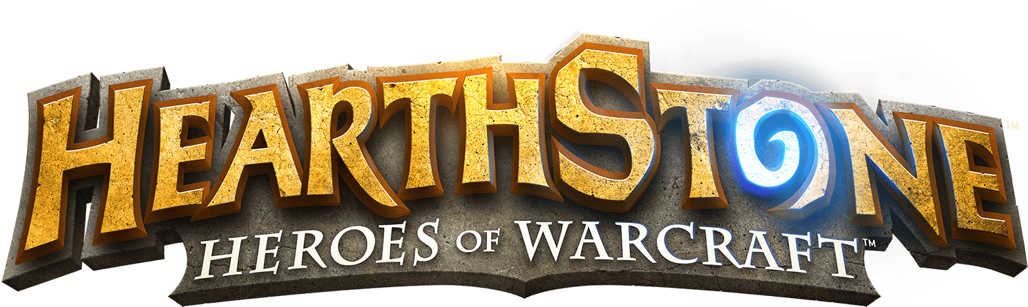 Hearthstone Is An Online Collectible Card Video Game - Hearthstone Logo Png (500x250), Png Download