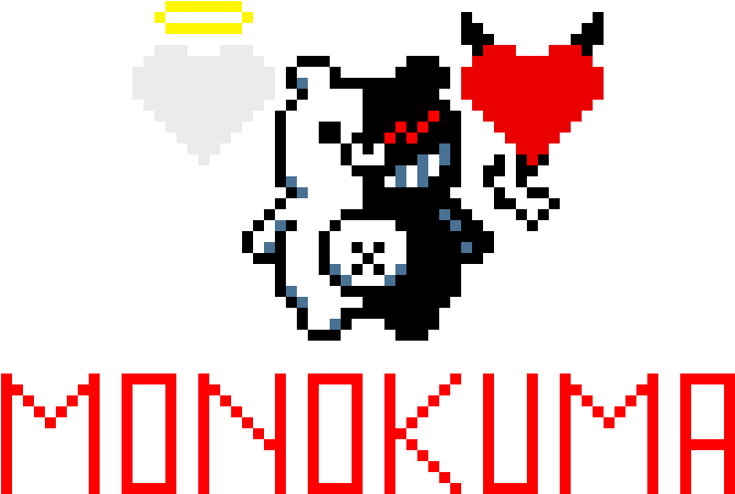 Monokuma - Dangan Ronpa 3 Dot Monokuma Acrylic Keychain Cospa (930x520), Png Download