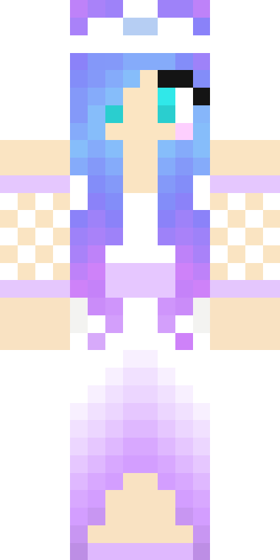 Minecraft Skin Finder - Minecraft Girl Skin Princess Pink (396x792), Png Download