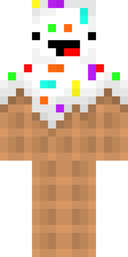 Minecraft Skin Finder - Pixel Gun Food Skins (255x510), Png Download