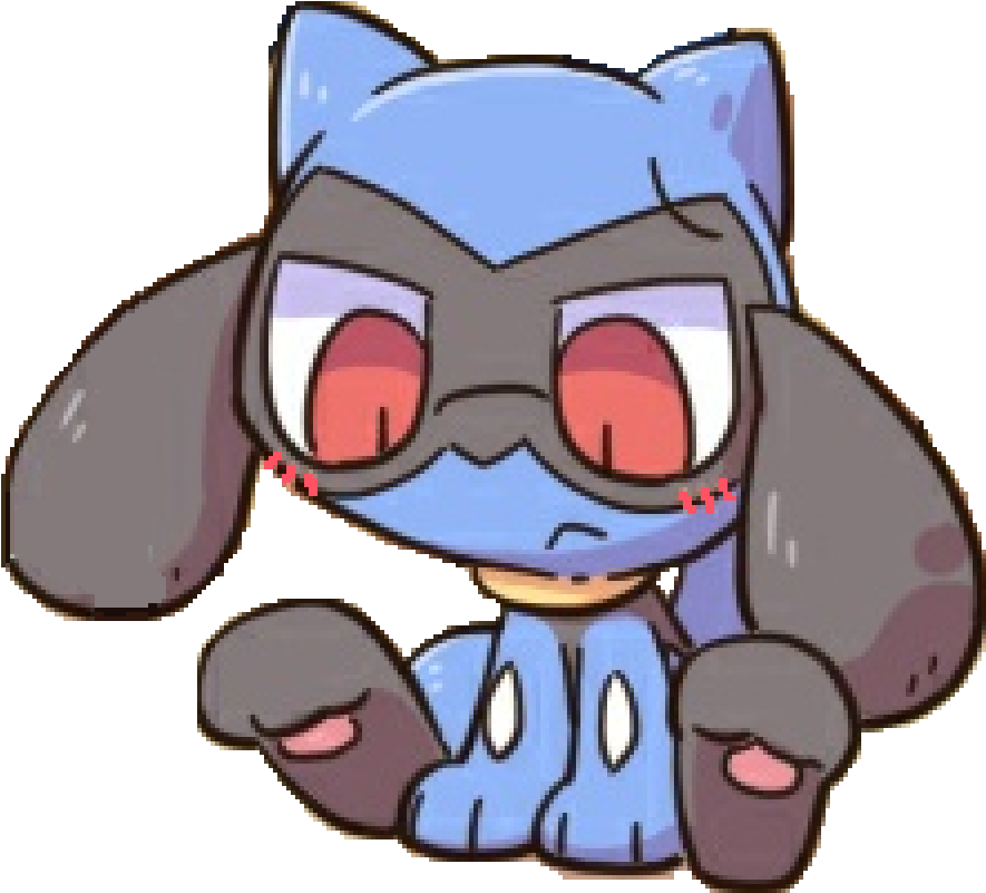 Blushing Riolu - Riolu (956x916), Png Download