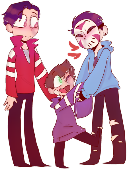 Shsl Walking Shitpost - Cartoon (500x617), Png Download