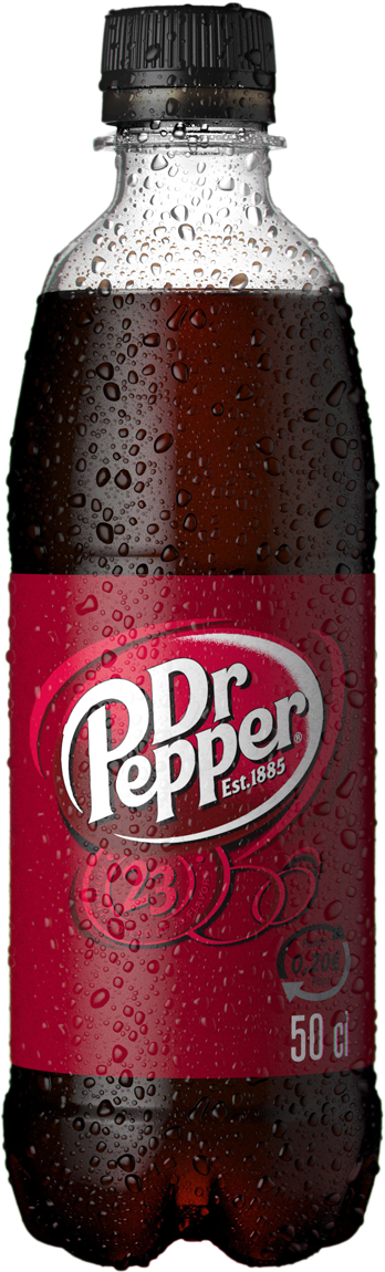 Dr Pepper - 1 L Bottle (348x1150), Png Download