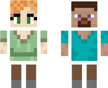 Awesome Teen Minecraft Skins - Minecraft (400x333), Png Download