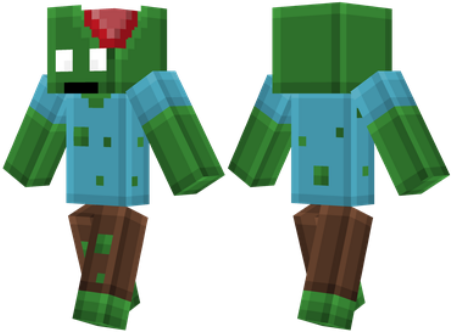 The Best Minecraft Skins Pcgamesn - Funny Zombie Minecraft Skin (594x334), Png Download