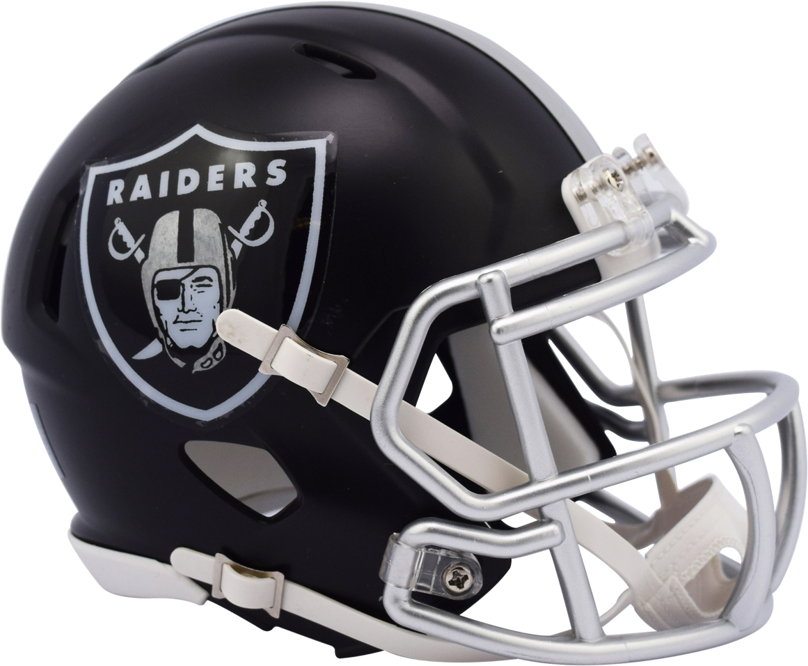 Raiders - Riddell Oakland Raiders Blaze Revolution Speed Mini (1000x835), Png Download