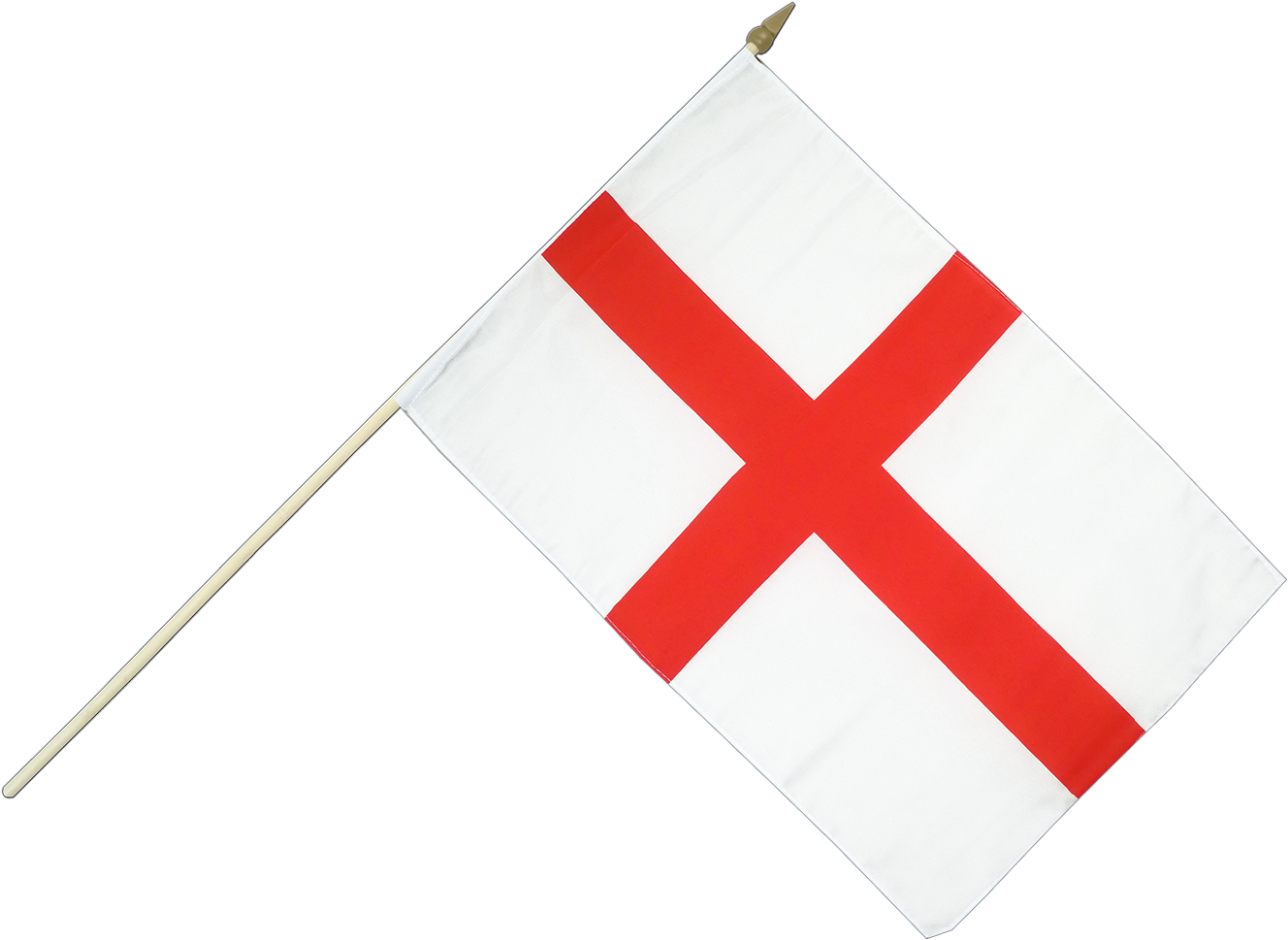 England Flag Png - England Flag On Stick (1500x1260), Png Download