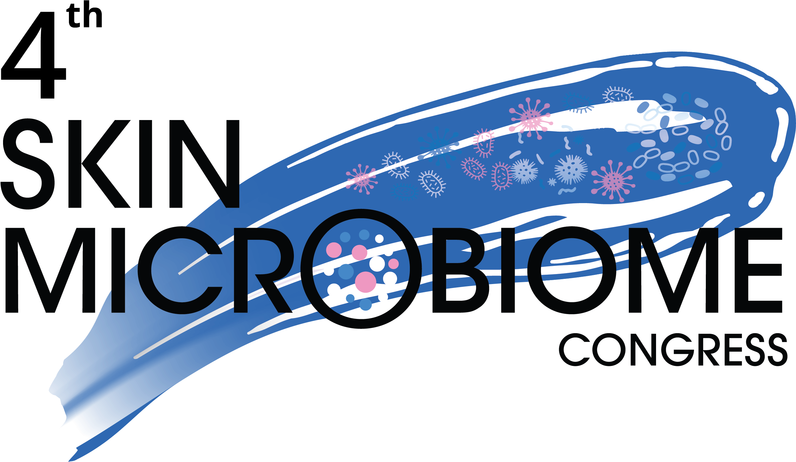 Skin Microbiome Congress Asia Logo Royal Blue - Skin Microbiome Congress (2630x1542), Png Download