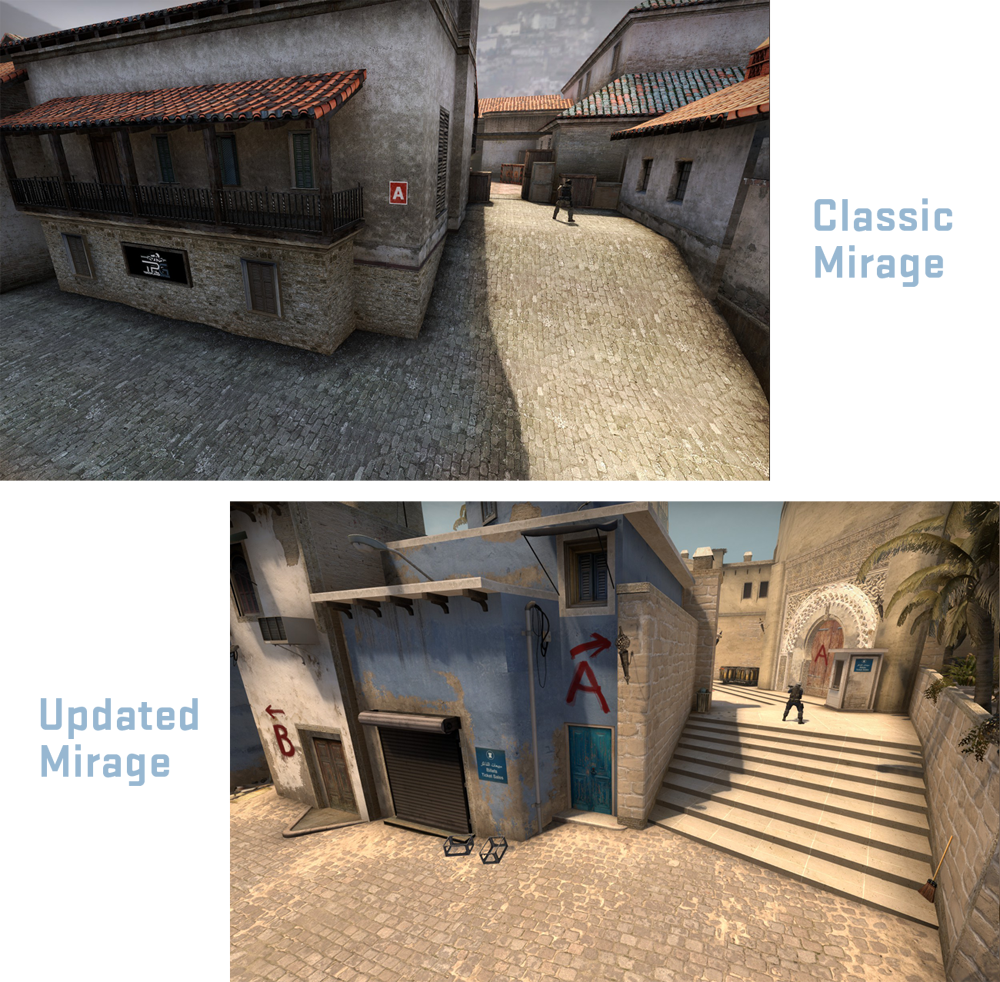 Cttoa - Cs Go Mirage Old (1000x982), Png Download