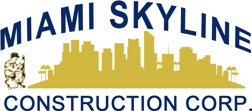Miami Skyline Construction - False Wall Decals Vinyl Decal Sticker Miami Usa Landscape (900x450), Png Download