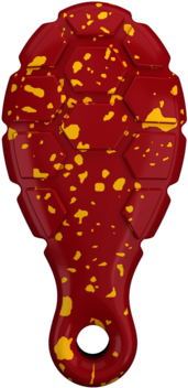 Gokies - Terrapins 2 - 0 - Red With Yellow Speckles - Maryland (600x600), Png Download