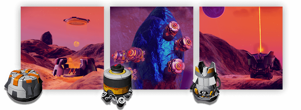 Making Camp No Man's Sky - No Man's Sky Update Characters (1001x367), Png Download