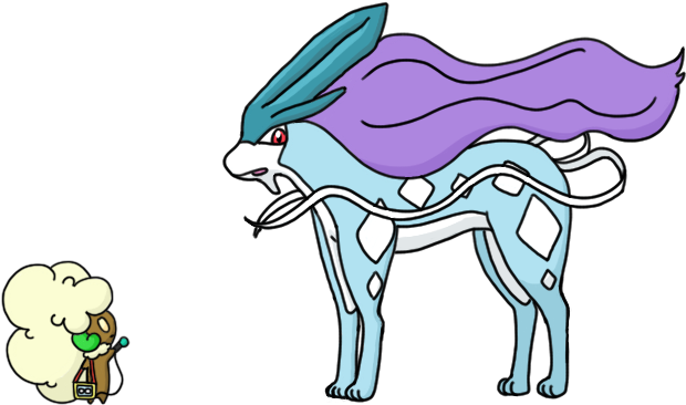 And Threatens - Suicune I Love You (646x371), Png Download