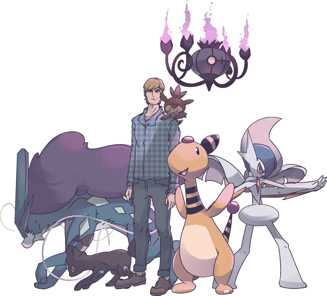 Suicune Tamer Commission Suicune, Blacky*, Harimaron*, (1280x1158), Png Download