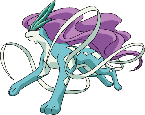 Suicune Is A Largely Benign Pokémon Who Spends Its - Imagenes De Suicune Pokemon (500x397), Png Download
