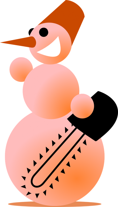 Snowman (500x873), Png Download