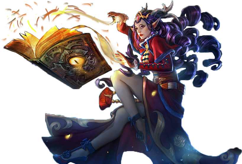 Here's A Background-free Image Of Her - All Hero Vainglory Png (1000x563), Png Download