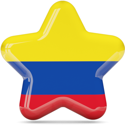 Illustration Of Flag Of Colombia - Columbia Flag Star (640x480), Png Download