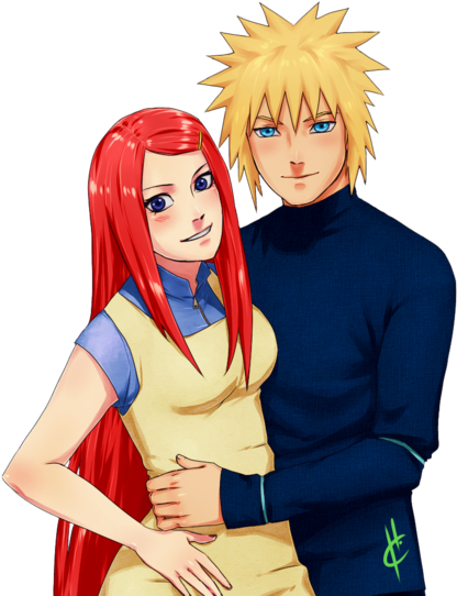 Minato Namikaze Images Minakushi Wallpaper And Background - Minato E Kushina Png (500x556), Png Download
