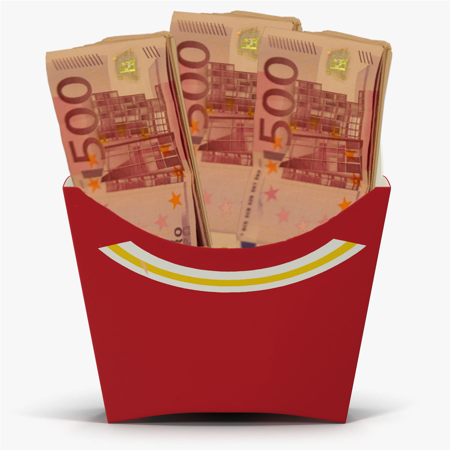 Valve And Ubisoft Fined By France Over Sub-standard - Mcdonalds French Fry Box (1500x900), Png Download