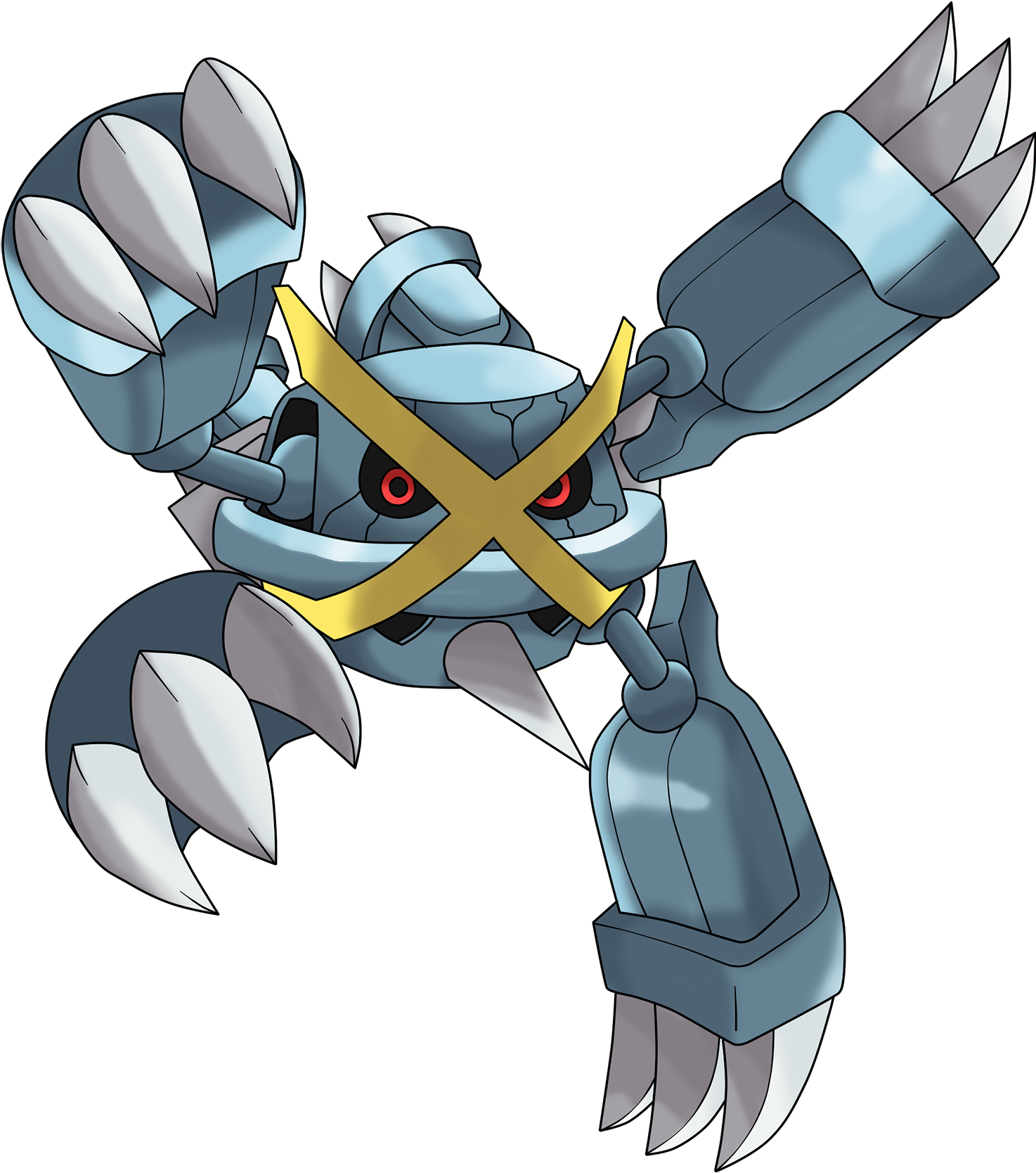 1405113183 Mega Metagross ] - Mega Metagross Png (1500x1692), Png Download