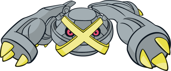 Shiny Metagross Global Link Art By Trainerparshen-d6u5tqu - Shiny Metagross Png (600x250), Png Download