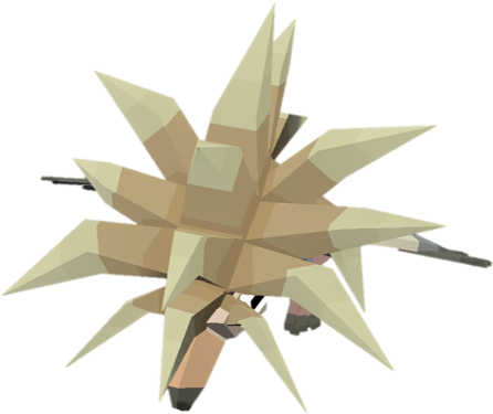 Baby Pop Vulture - Origami (485x396), Png Download
