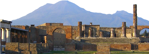 Excursion To Pompeii Ruins - Forum At Pompeii (621x295), Png Download