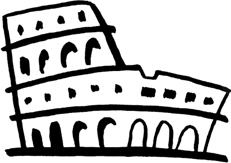 Rome Clipart (450x319), Png Download