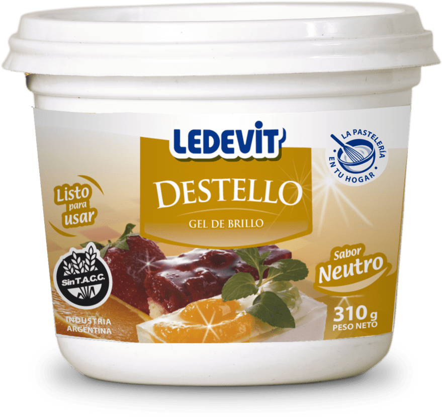 Brillo Listo Destello Sabores Neutro Y Frutilla - Ledevit Destello Gel De Brillo (1024x903), Png Download