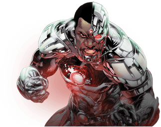 Liga De La Justicia Cyborg (400x400), Png Download
