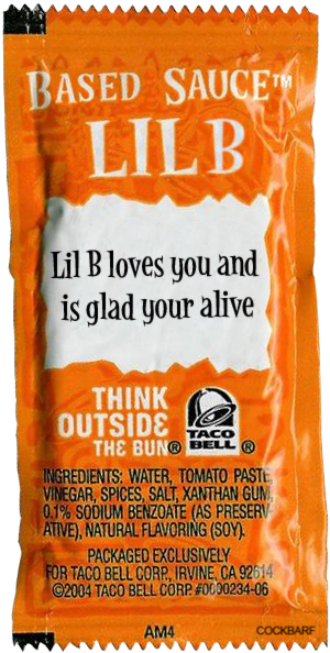 Quote, Taco Bell, And Lil B Image - Taco Bell (500x700), Png Download