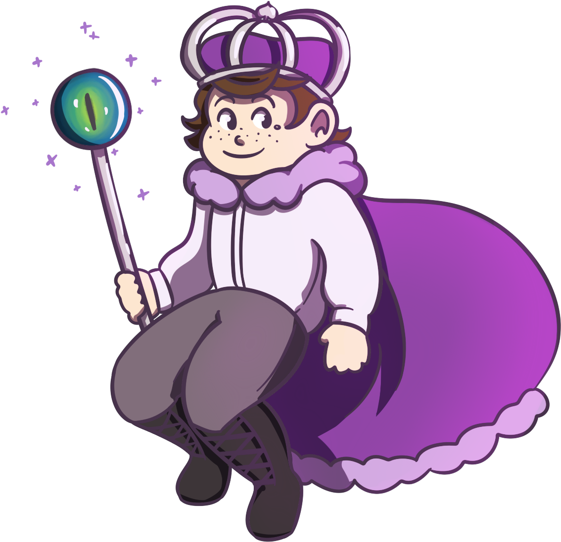 Lil King - Cartoon (1222x1165), Png Download