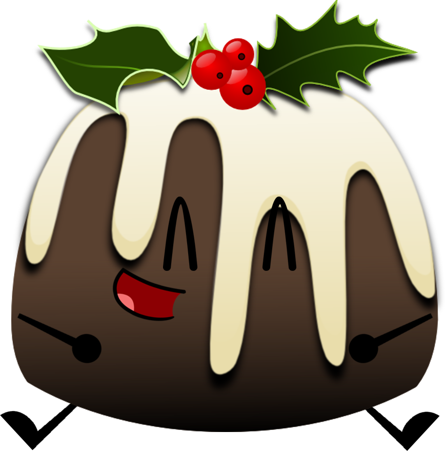 Christmas Pudding Pose - Traditional Christmas Puddings And Sauces (868x879), Png Download