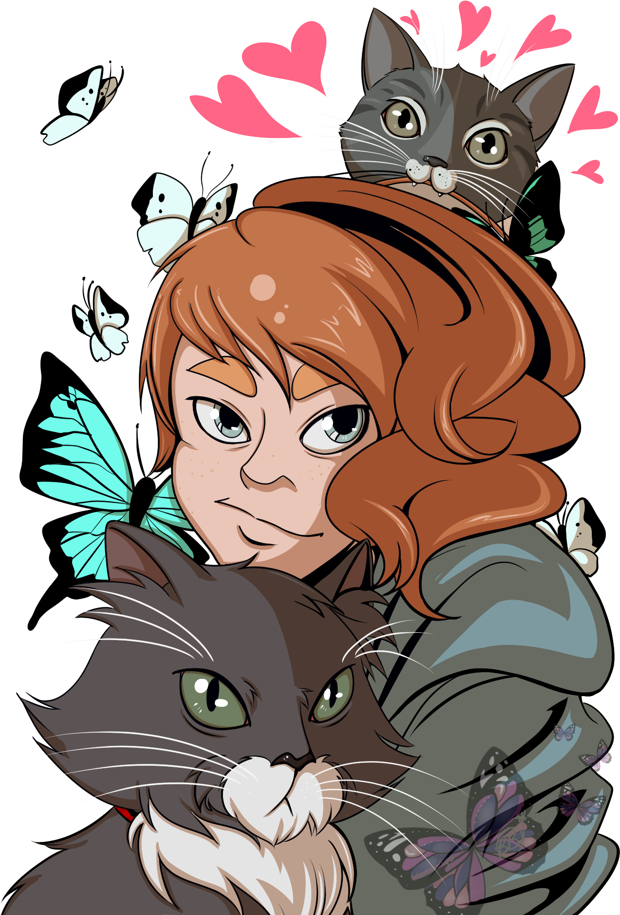 I'm Known As Lil B Or Bb - Cartoon (1344x1880), Png Download