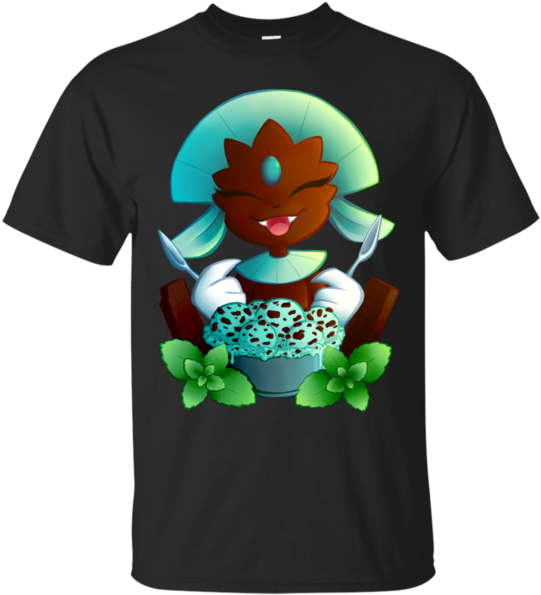 Ice Cream Type Chocomint Weavile T Shirt & Hoodie Evolst - Thea And Crainer Shirts (600x600), Png Download