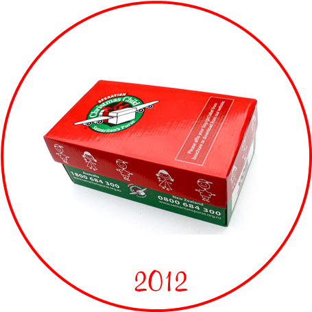 The One I Purchased Was 3" - Operation Christmas Child Shoebox (454x468), Png Download
