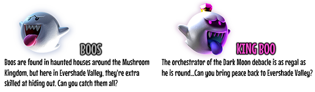 Click To Expand - Ghosts Luigi's Mansion Dark Moon (639x188), Png Download