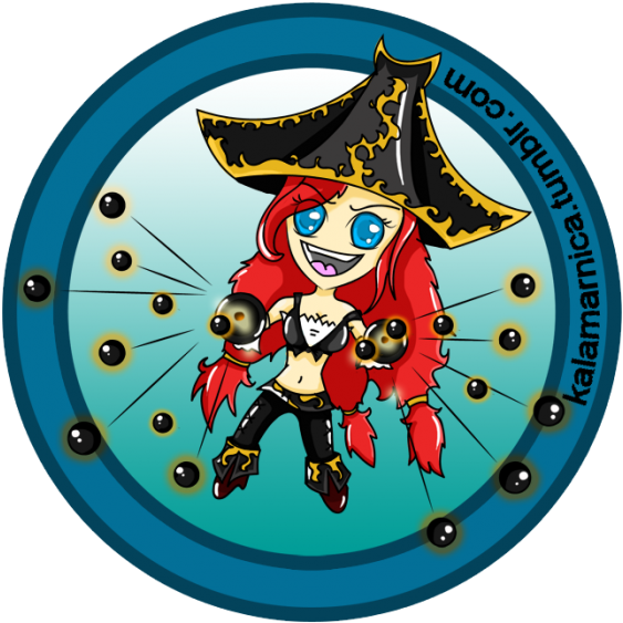 Miss Fortune Ulti - Cartoon (630x630), Png Download