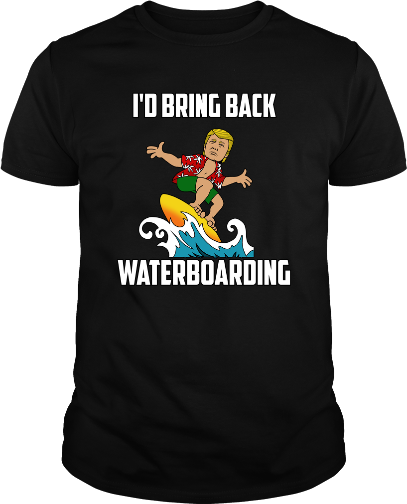 Donald Trump Waterboarding Funny Meme T-shirt - Shar Pei T Shirt (1010x1010), Png Download