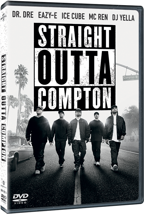 Straightouttacompton Dvd Packshot - Straight Outta Compton Filmplakat (646x825), Png Download