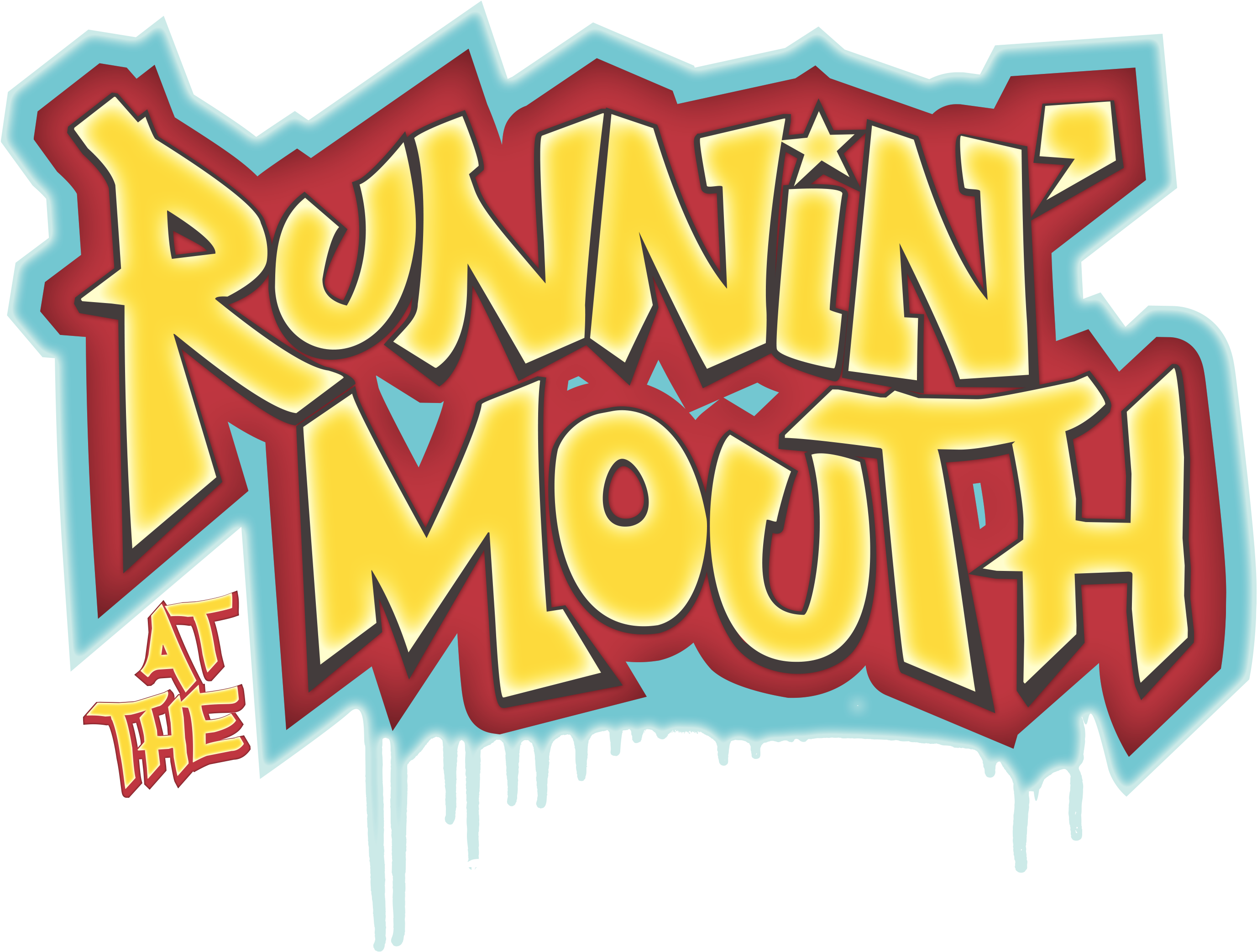 Runnin' At The Mouth Logo - Logo (2902x2272), Png Download